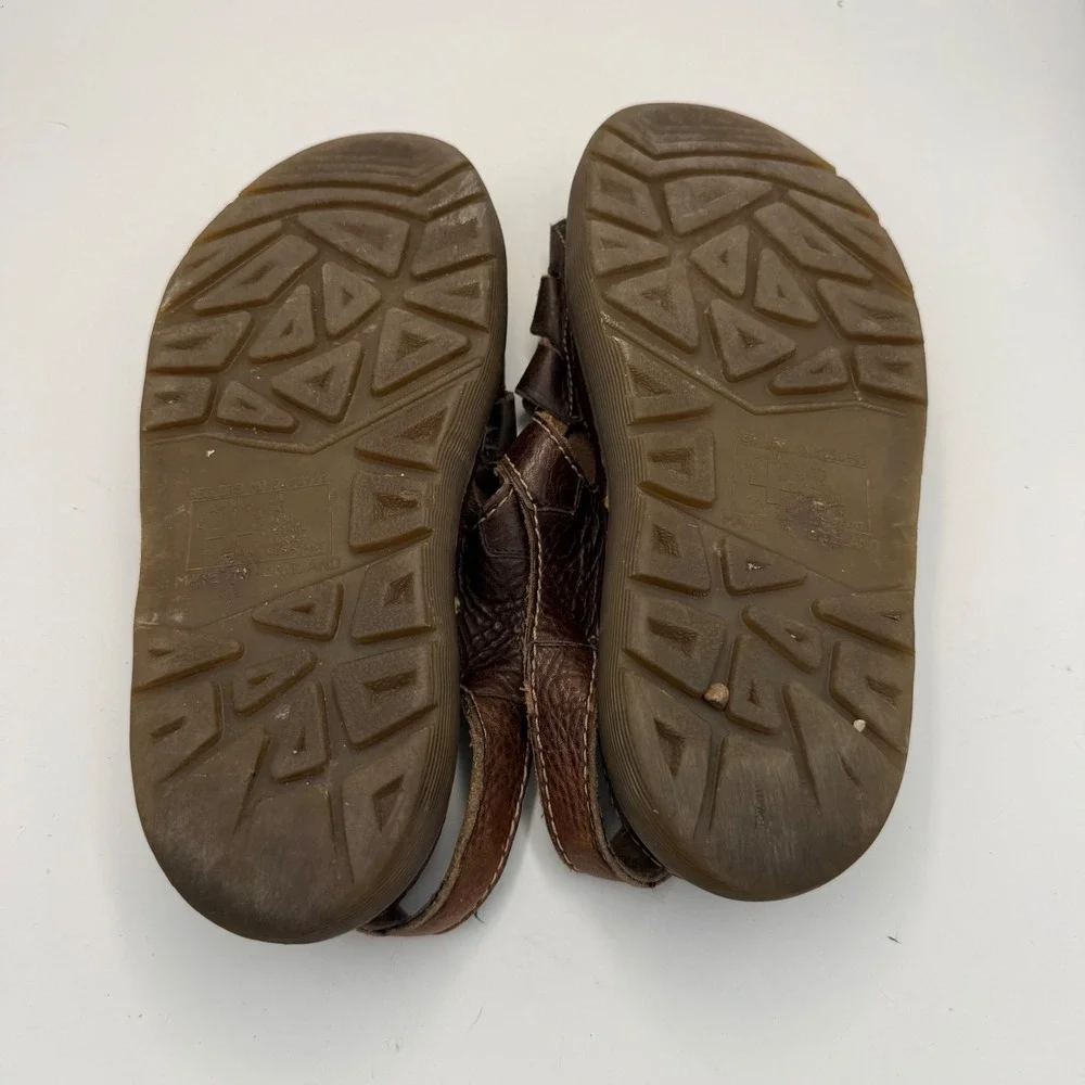 Dr. Martens 8092 Vintage Made in England Brown Leather Fisherman Sandals Mens 10
